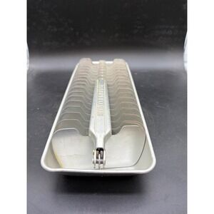 Vntg Westinghouse Aluminum Ice Cube Tray Metal Lever Release Mid Century Retro